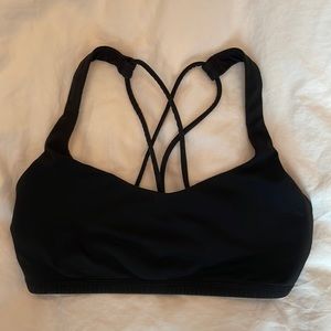 Lululemon black sports bra